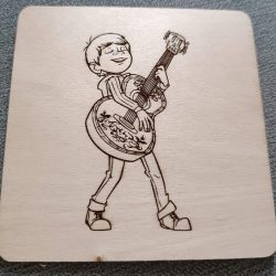 Sous-verre en bois "Coco"