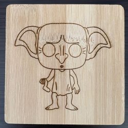 Sous-verre en bois "Dobby"