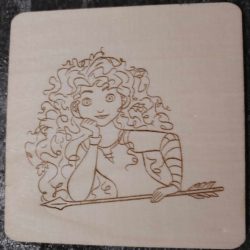 Sous-verre en bois "Mérida"